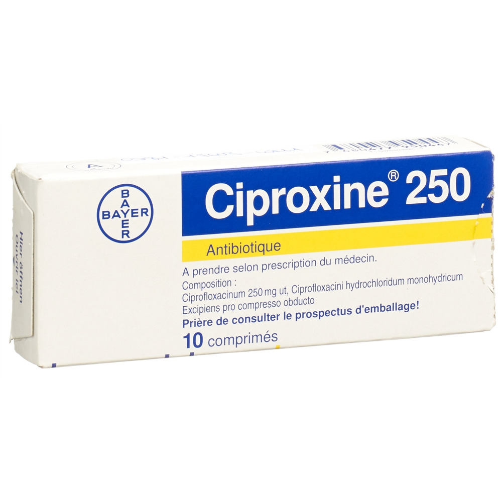 CIPROXINE cpr pell 250 mg 10 pce