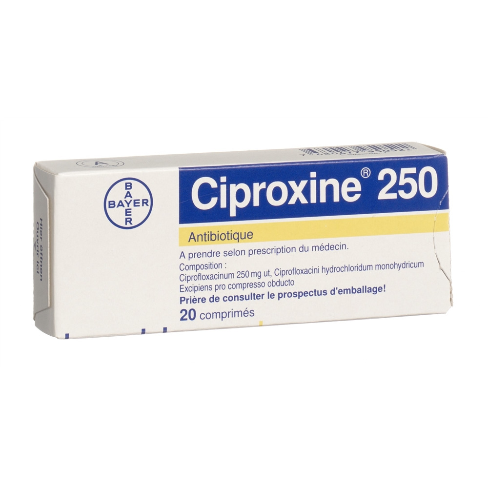 CIPROXINE cpr pell 250 mg 20 pce