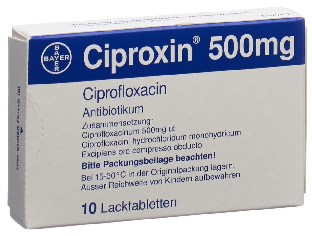 Ciproxin 500, Filmtabletten