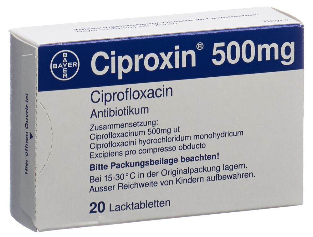 Ciproxin 500, Filmtabletten