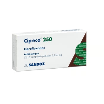 CIPROXINE cpr pell 250 mg 6 pce