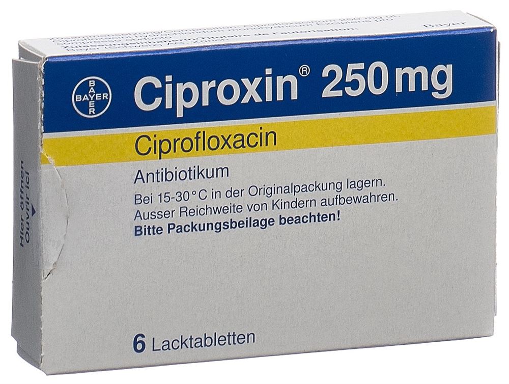 CIPROXINE cpr pell 250 mg 6 pce