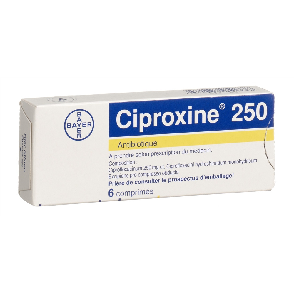 CIPROXINE cpr pell 250 mg 6 pce