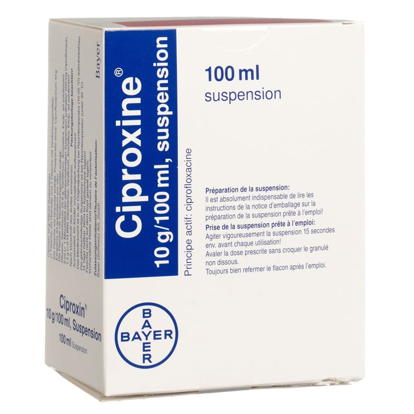 CIPROXINE sol perf 0.2 g fl 100 ml