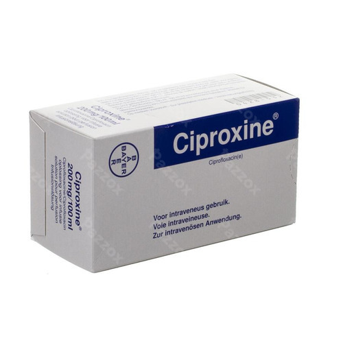 CIPROXINE sol perf 0.4 g fl 200 ml