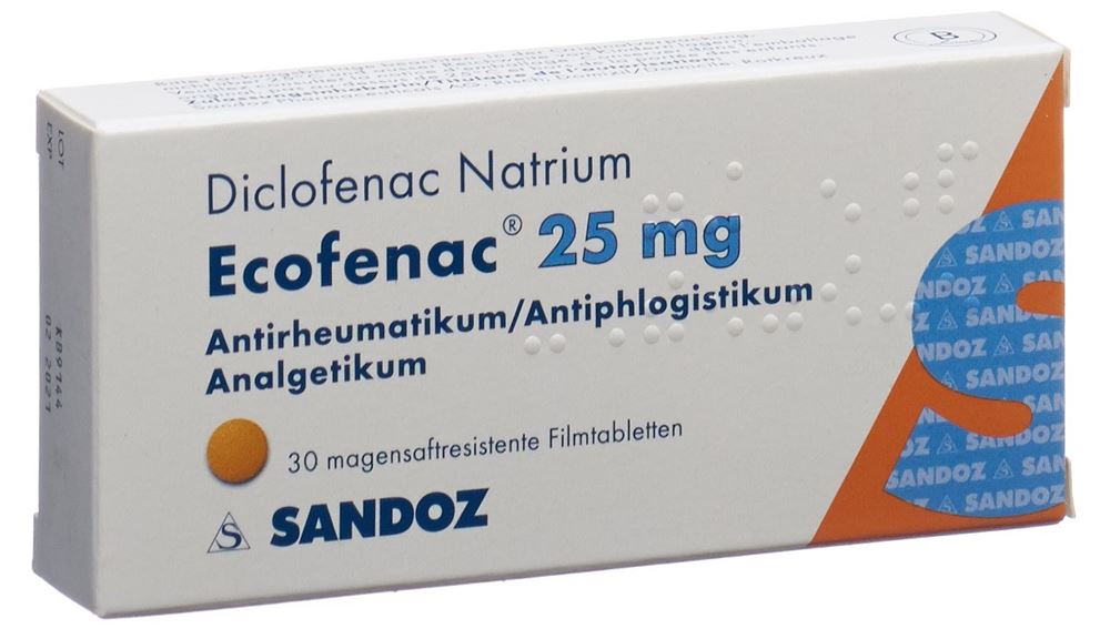 Ecofenac 25, Filmtabletten