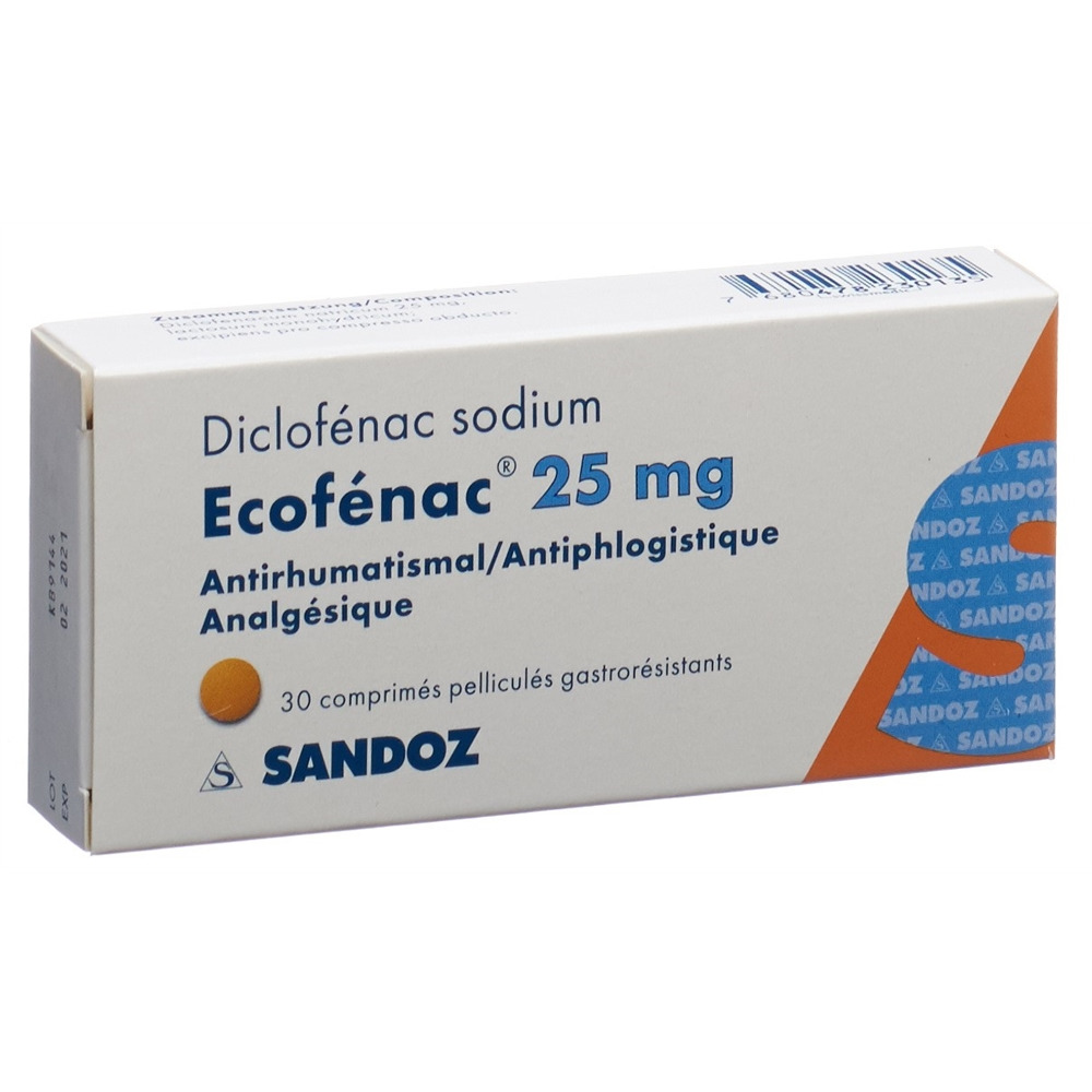 Ecofenac 25, Filmtabletten