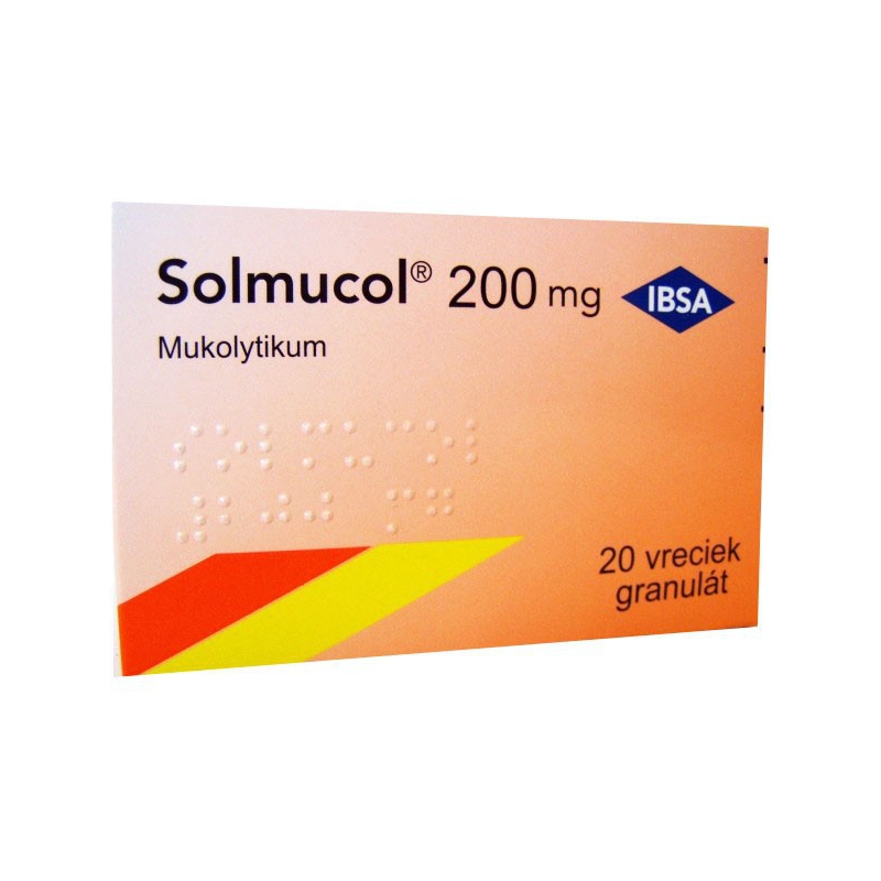 SOLMUCOL gran 200 mg s sucre 20 sach 1.5 g