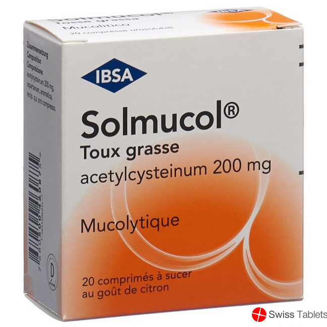SOLMUCOL gran 200 mg s sucre 40 sach 1.5 g