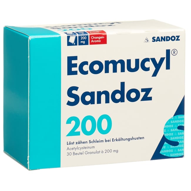 ECOMUCYL Sandoz gran 200 mg sach 30 pce