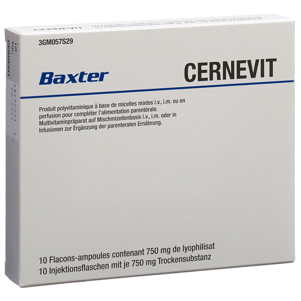 CERNEVIT subst sèche flac 10 pce