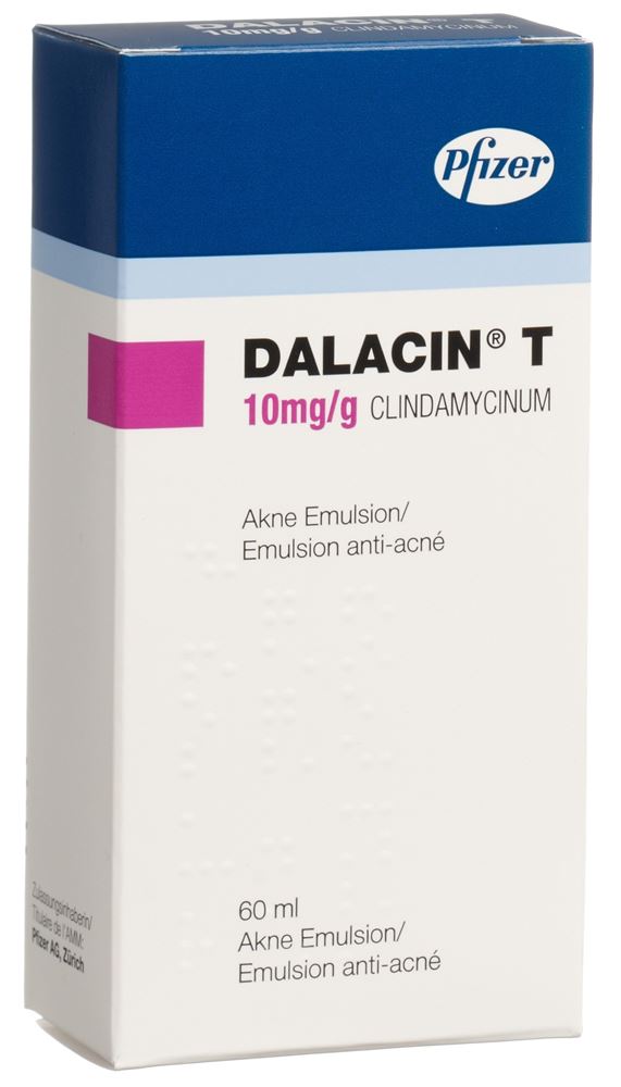 DALACIN T émuls 10 mg/g fl 60 ml