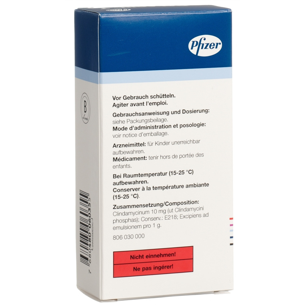 DALACIN T émuls 10 mg/g fl 60 ml
