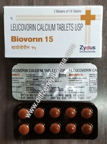 LEUCOVORIN CALCIUM Farmos cpr 15 mg bte 10 pce