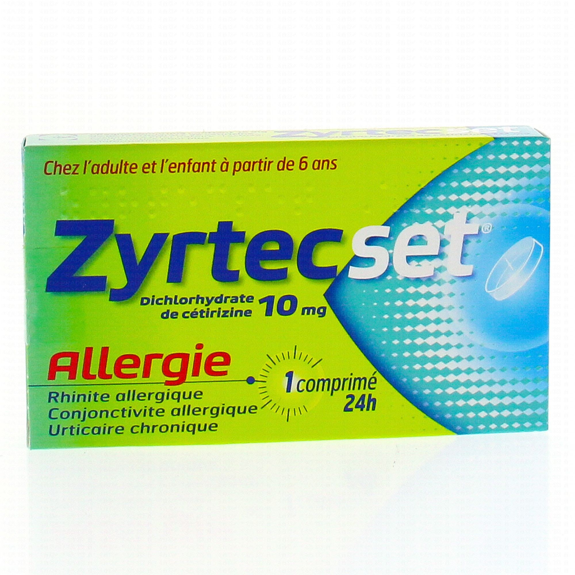 ZYRTEC cpr pell 10 mg 10 pce