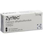 ZYRTEC cpr pell 10 mg 50 pce