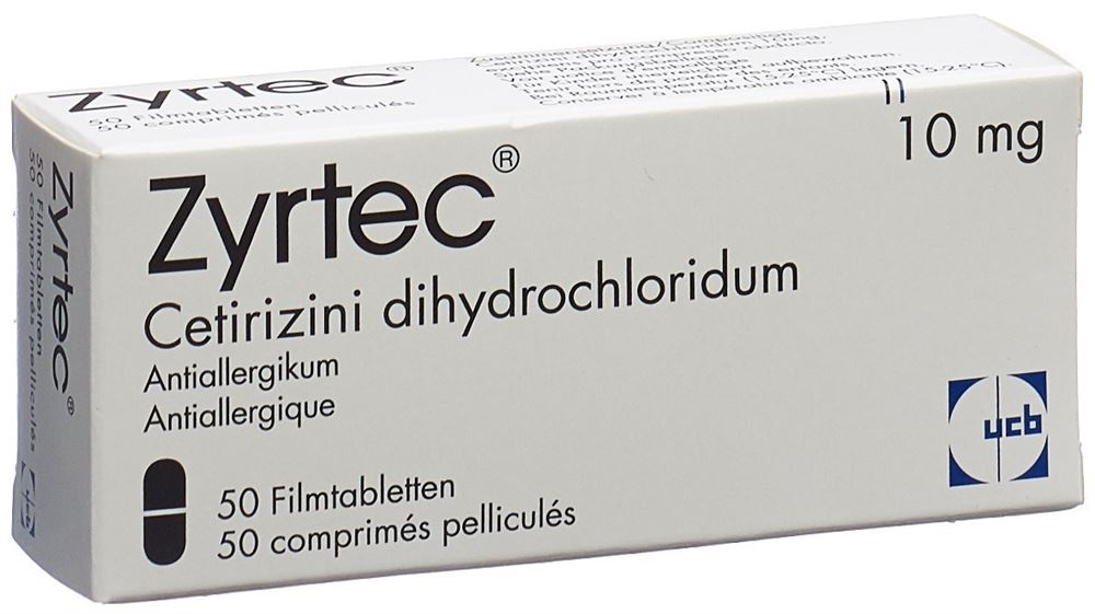 Zyrtec, comprimés pelliculés