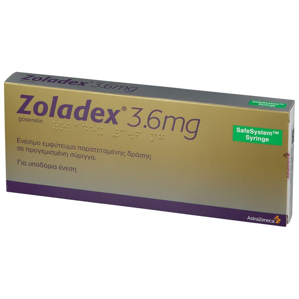 ZOLADEX safesystem 3.6 mg ser pré 3 pce