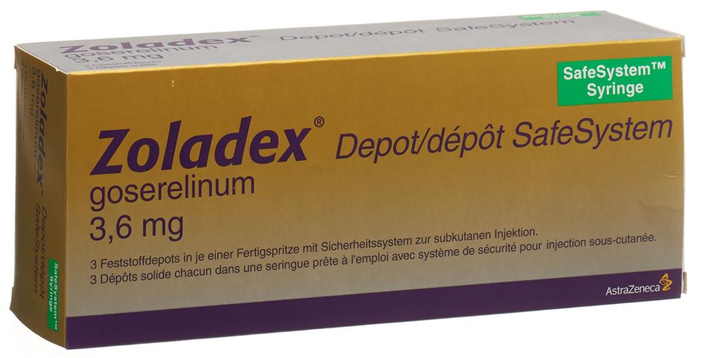 ZOLADEX safesystem 3.6 mg ser pré 3 pce