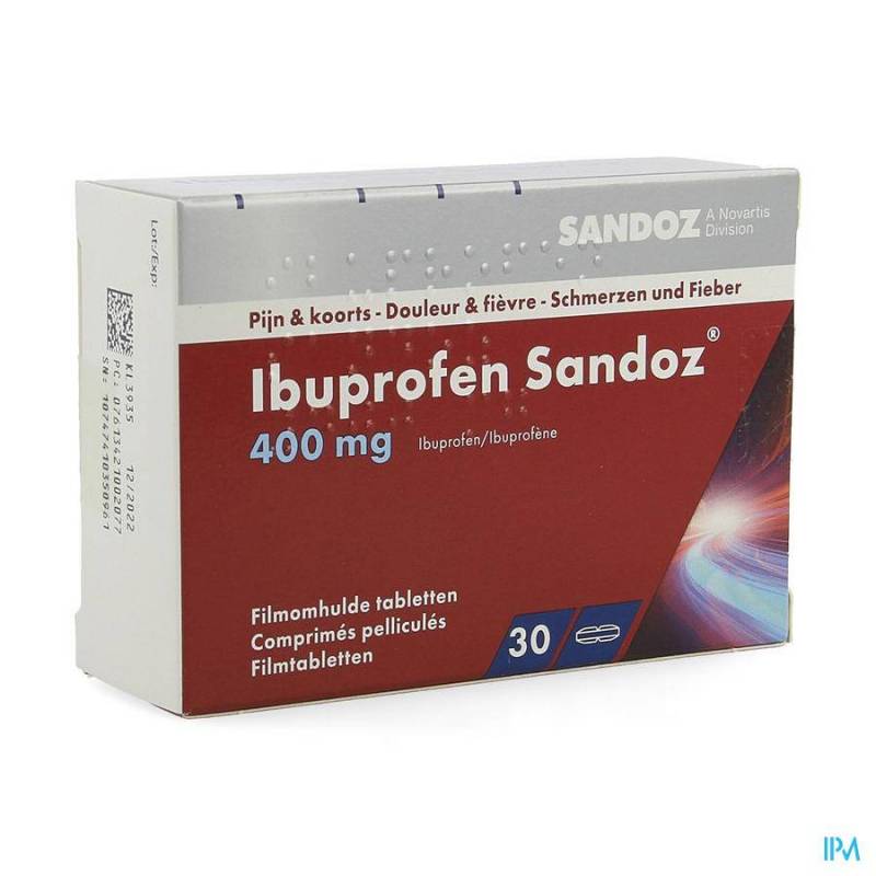 IBUPROFENE Sandoz cpr pell 400 mg 20 pce