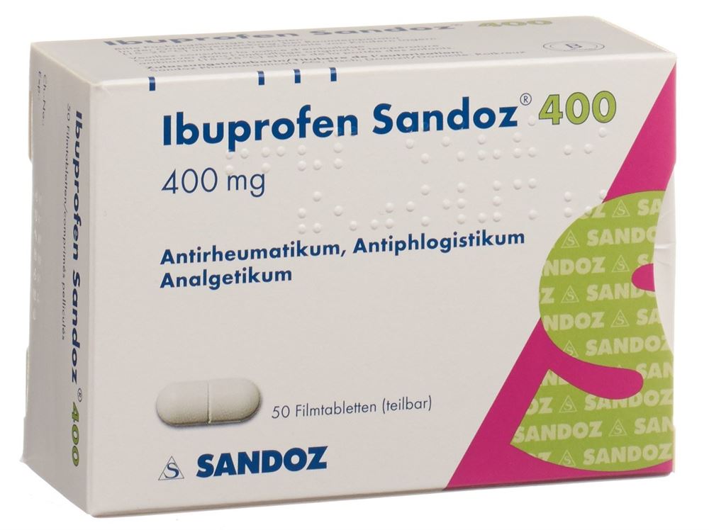 Ibuprofen Sandoz 400, Filmtabletten