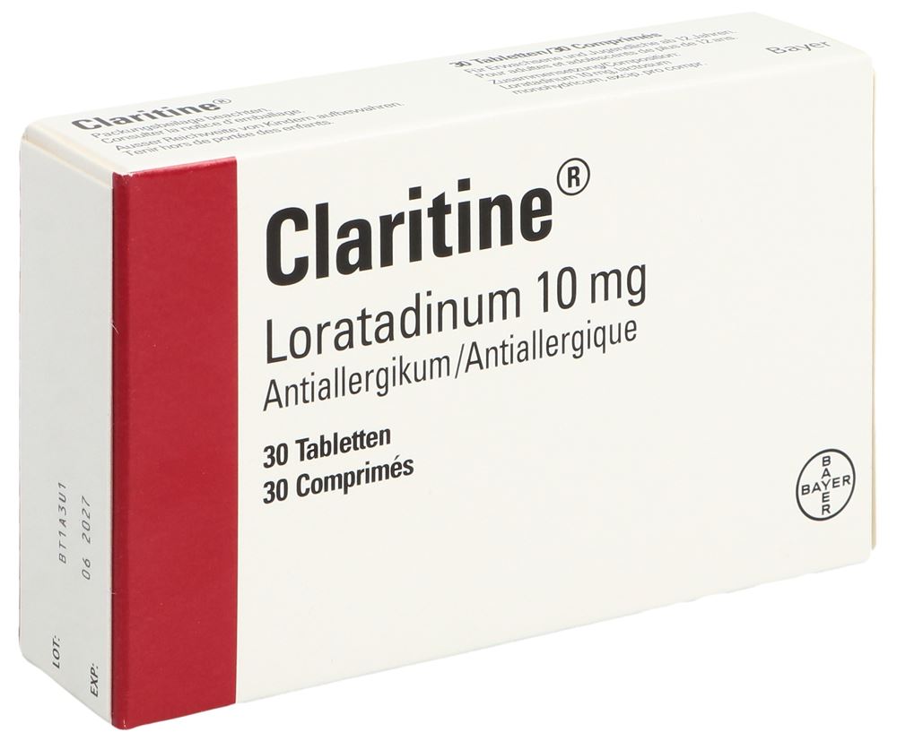 Claritine, Tabletten