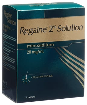 REGAINE solution topique 2 % 3 fl 60 ml
