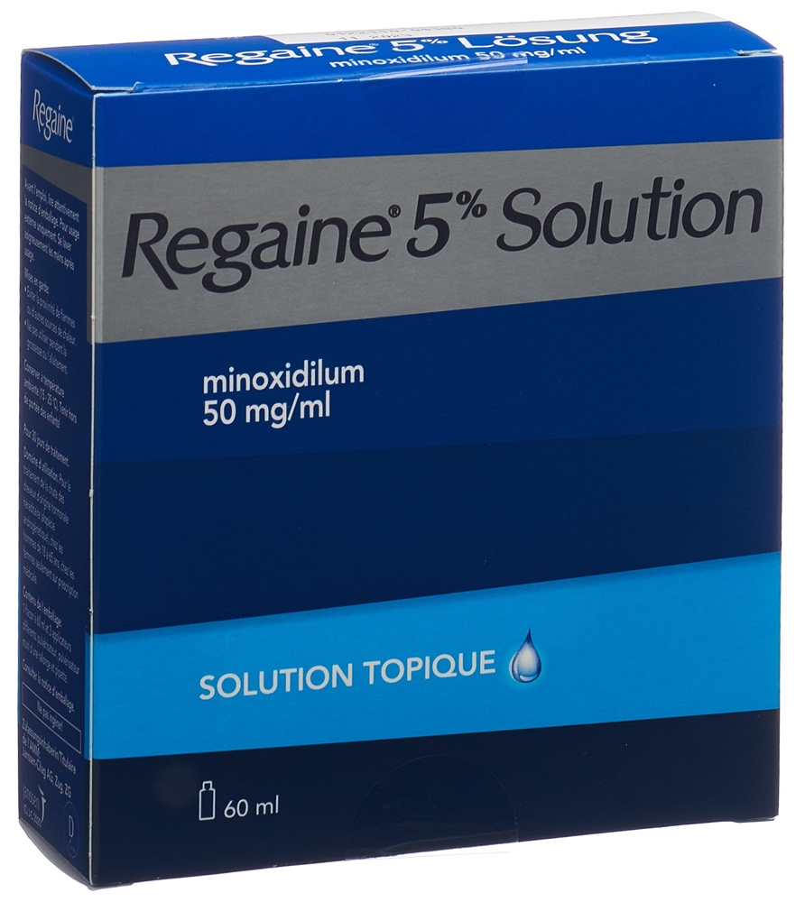 REGAINE solution topique 5 % fl 60 ml