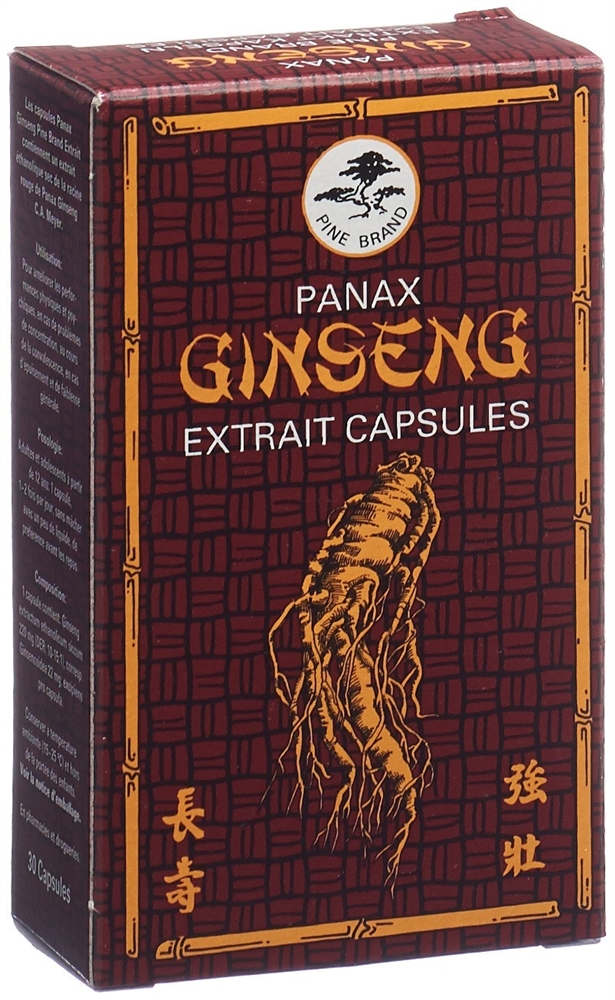 Panax Ginseng Pine Brand Extrakt, Weichkapseln