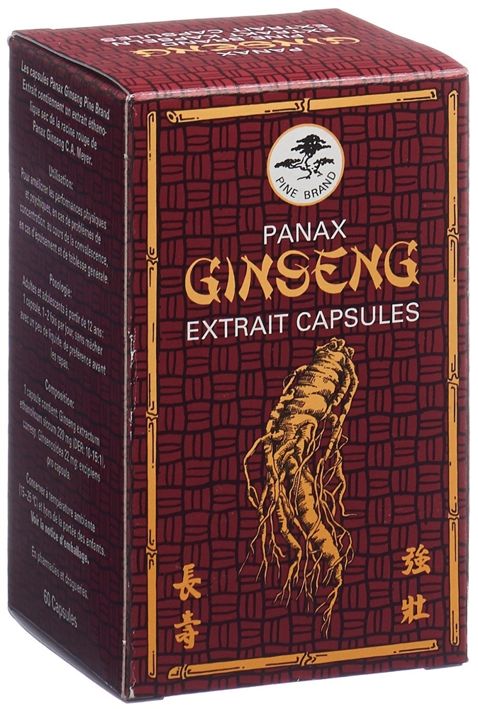 Panax Ginseng Pine Brand Extrakt, Weichkapseln