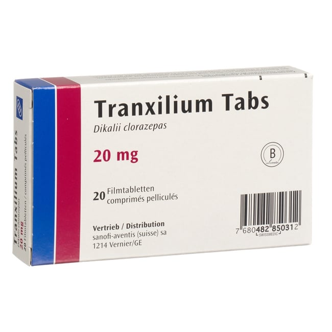 TRANXILIUM Tabs cpr pell 20 mg 50 pce