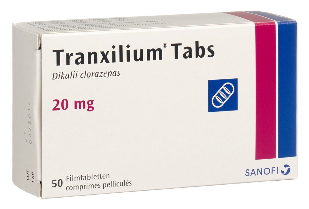 Tranxilium Tabs 20 mg, Filmtabletten