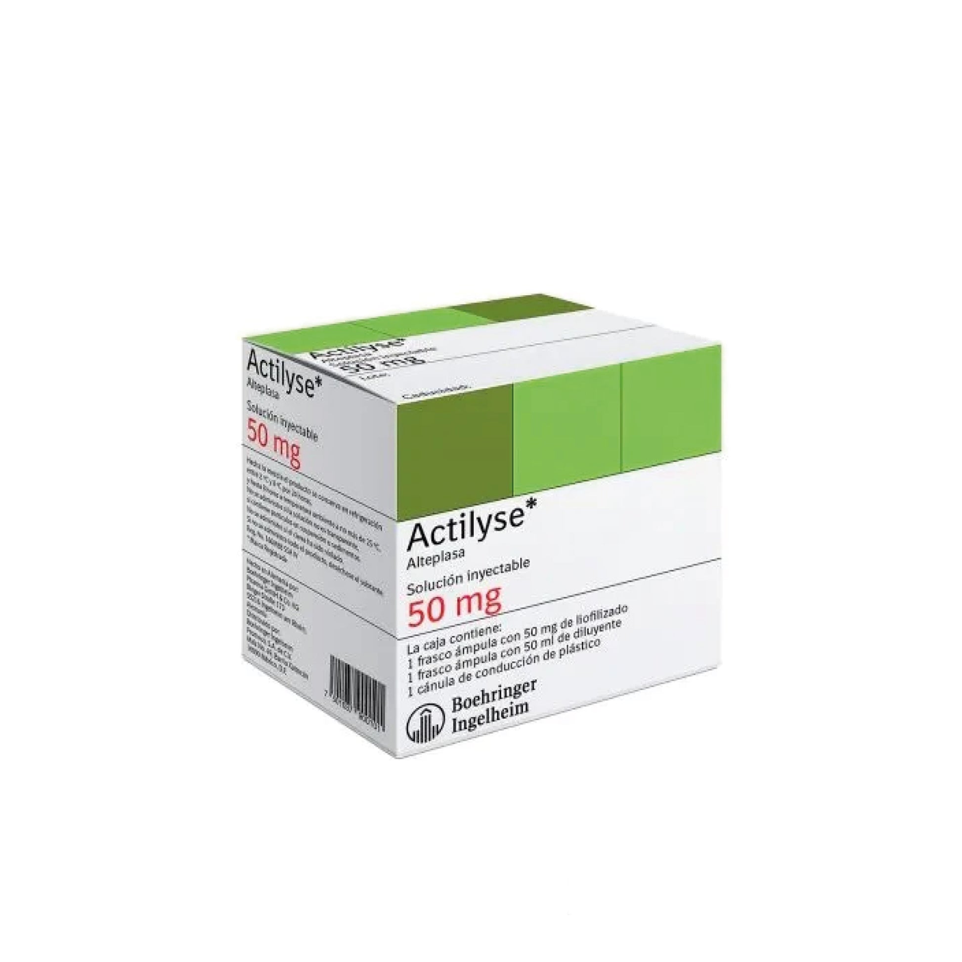 ACTILYSE subst sèche 50 mg c solv flac