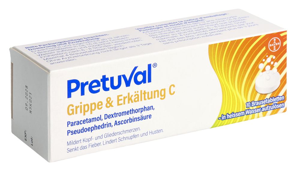 PRETUVAL grippe et refroidissem C cpr eff 10 pce