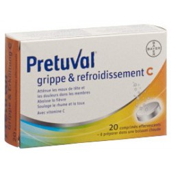 PRETUVAL grippe et refroidissem C cpr eff 20 pce