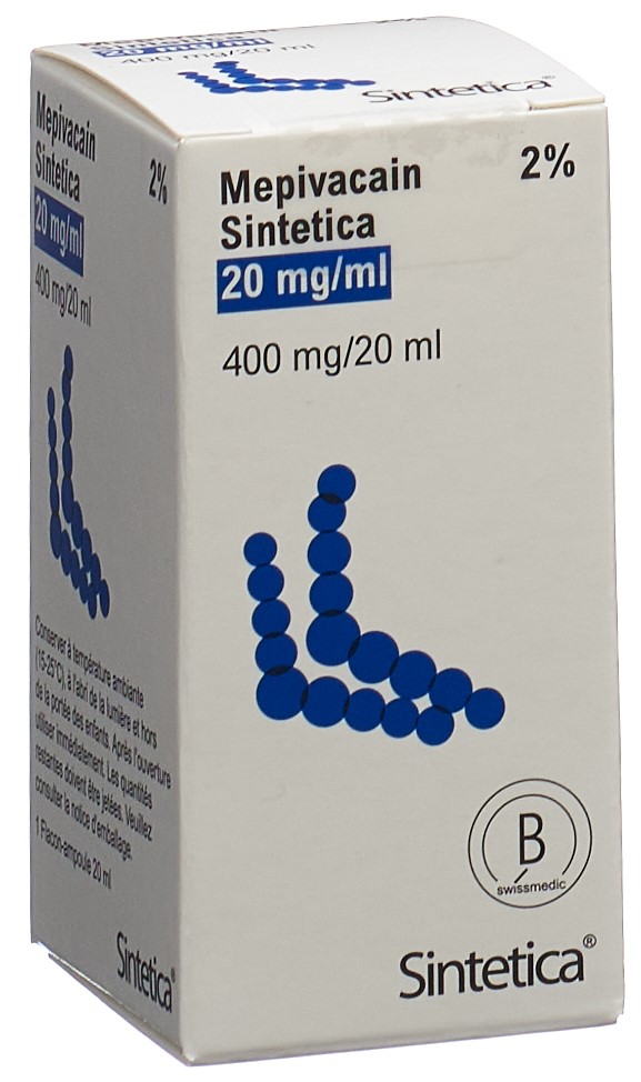 Mepivacain Sintetica 20 mg/ml, soluzione iniettabile
