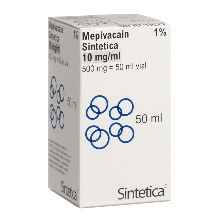 MEPIVACAIN Sintetica sol inj 1 % vial 50 ml