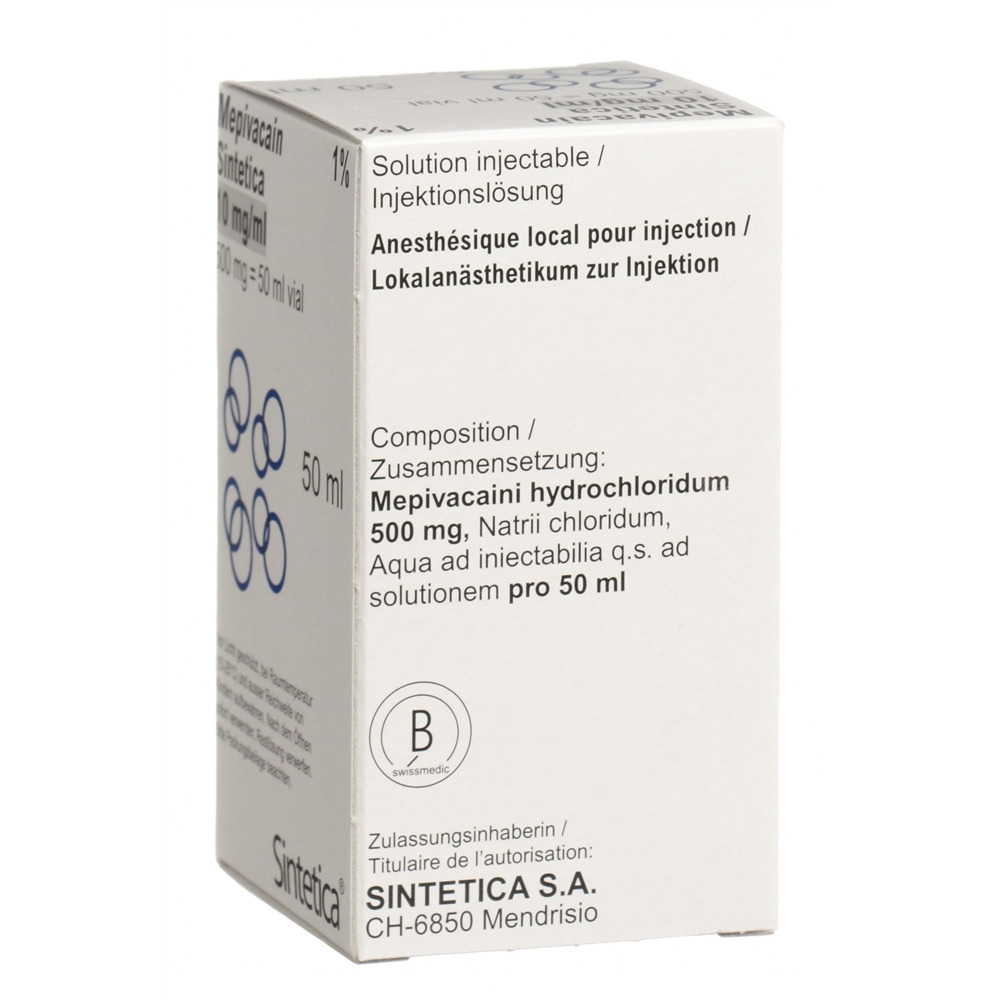 Mepivacain Sintetica 10 mg/ml, soluzione iniettabile