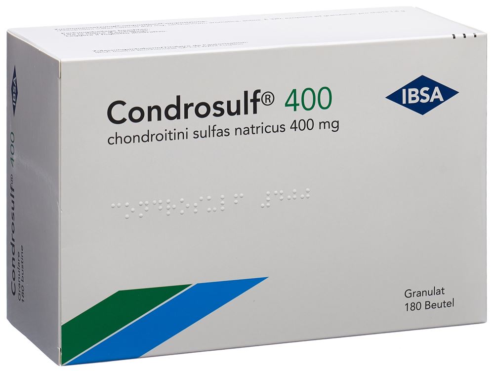 CONDROSULF gran 400 mg sach 180 pce