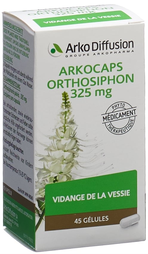 ARKOCAPS orthosiphon caps 325 mg VG bte 45 pce