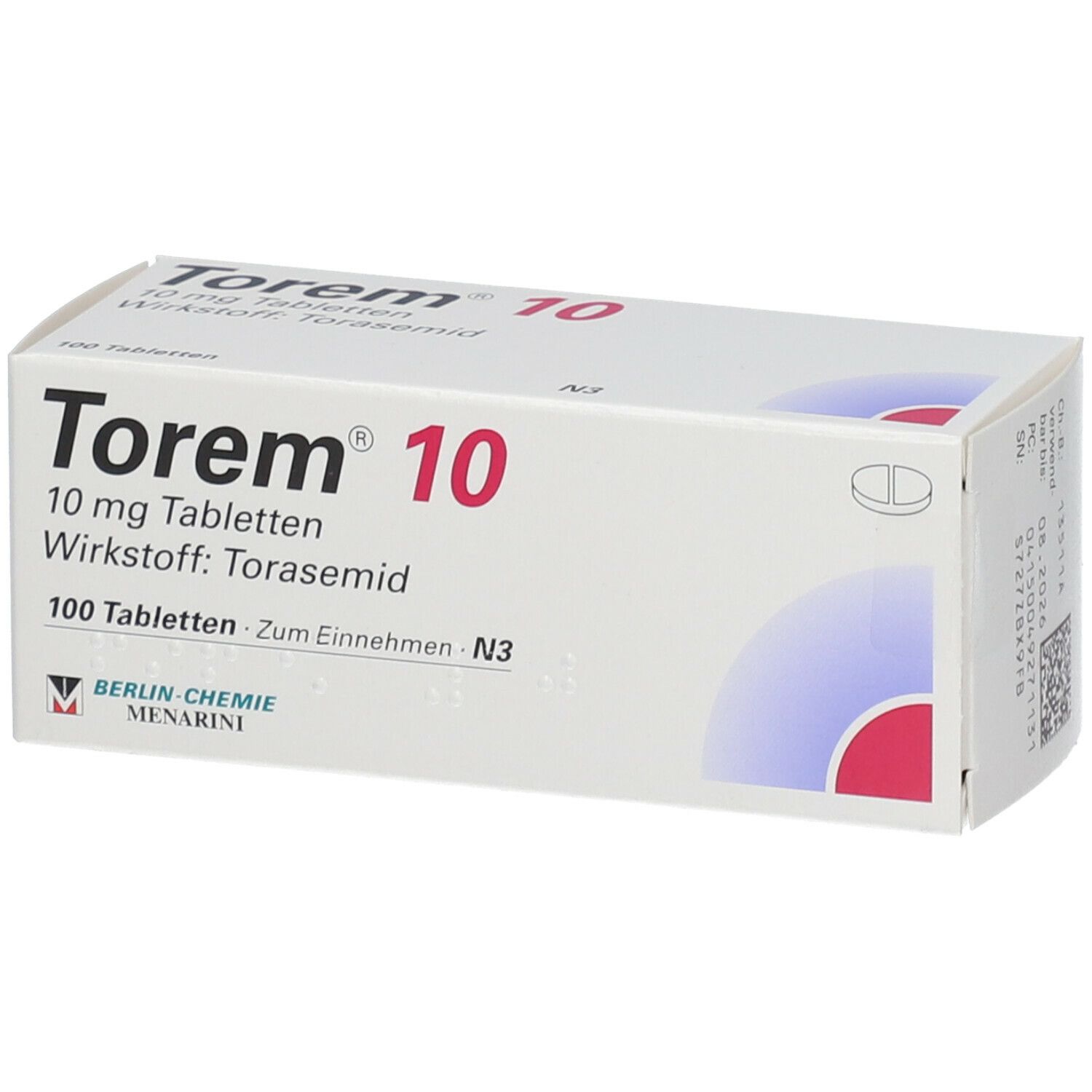 TOREM cpr 10 mg 100 pce
