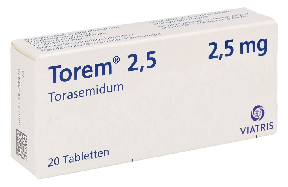 Torem 2,5, Tabletten