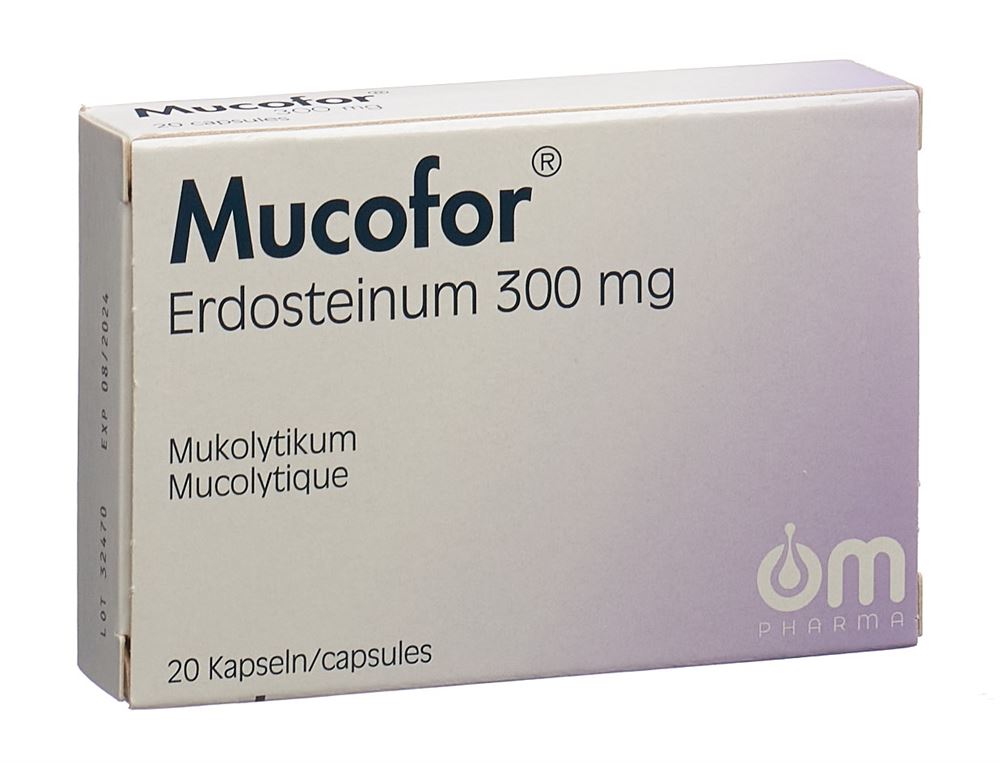 MUCOFOR caps 300 mg 20 pce