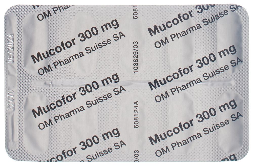 MUCOFOR caps 300 mg 20 pce