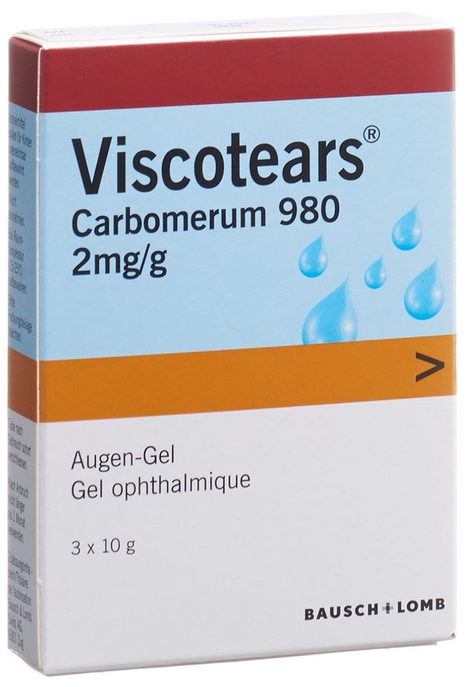 VISCOTEARS gel opht 3 tb 10 g