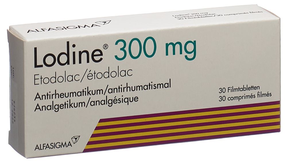 LODINE 300 mg cpr pellic 30 pce