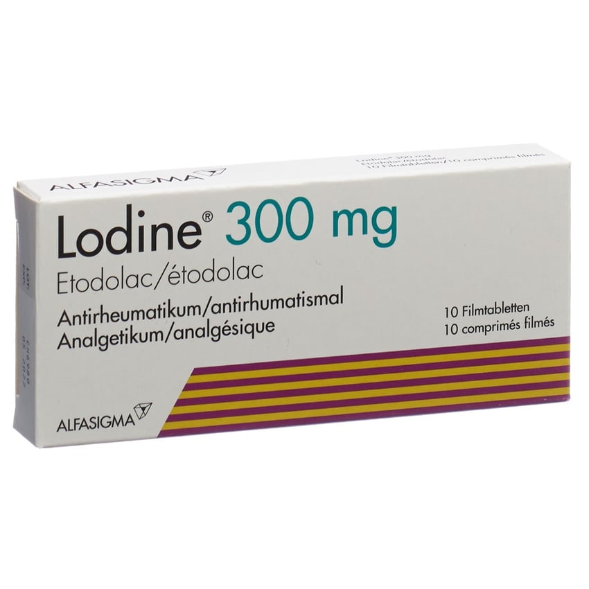 LODINE cpr pell 300 mg 100 pce