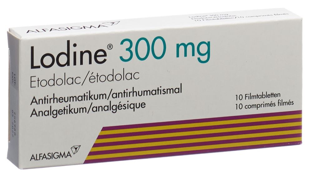 LODINE 300 mg cpr pellic 10 pce