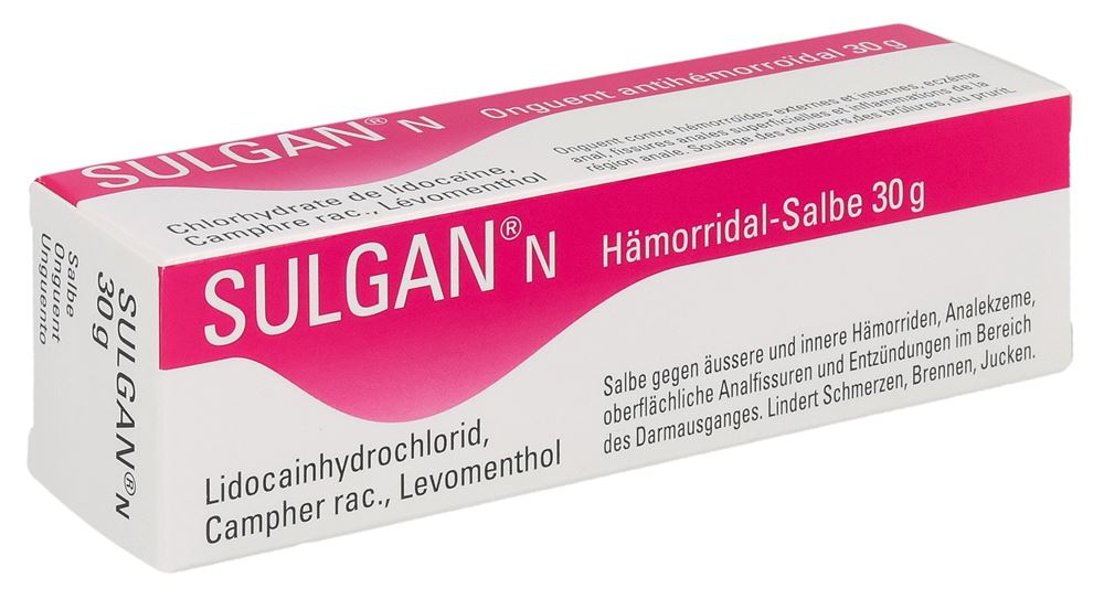 Sulgan N, Rektalsalbe