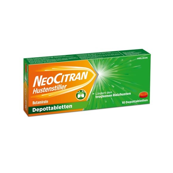 NEOCITRAN Antitussif cpr dépôt 50 mg 10 pce